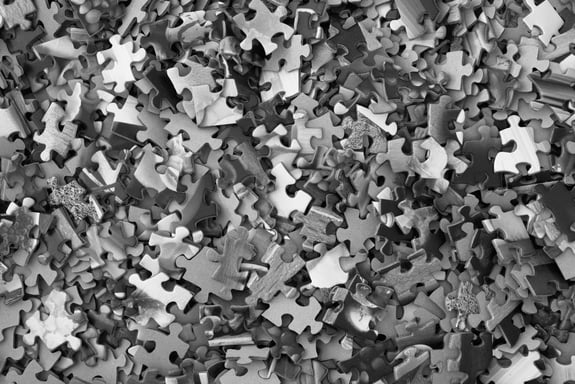 puzzle pieces as a concept of innovation