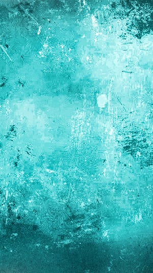 turquoise background stained